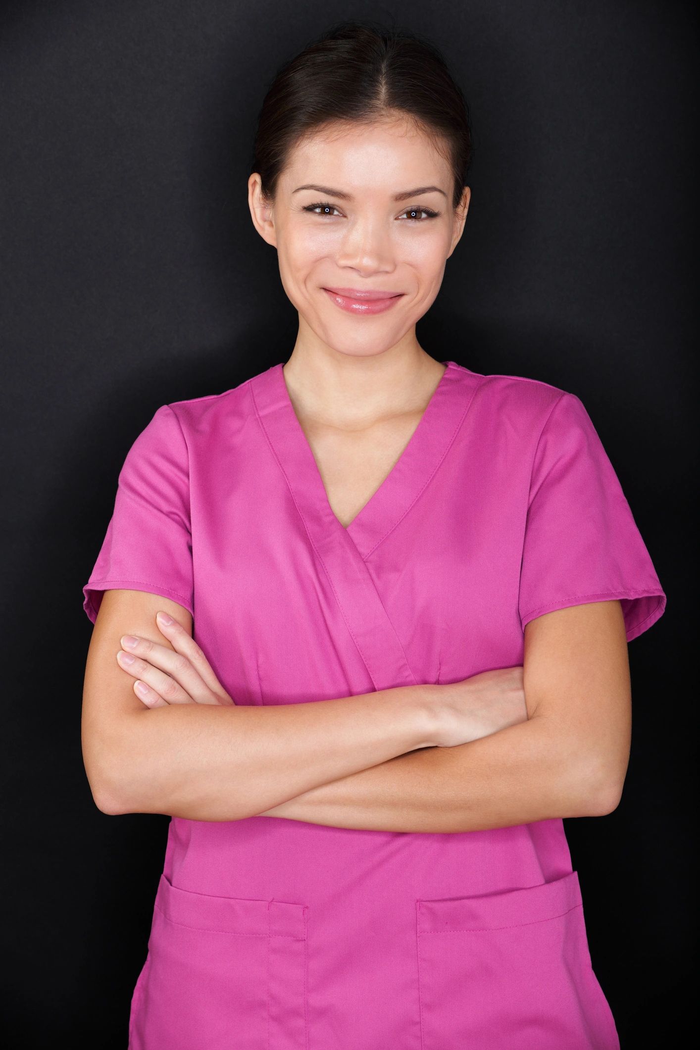 Portrait of a compassionate care support professional